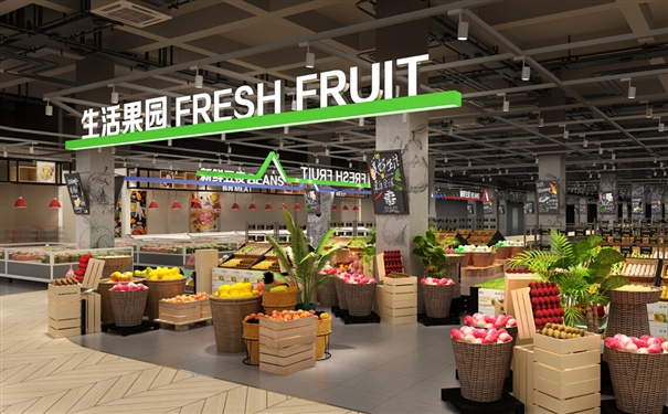 杨浦区超市装修在建工地